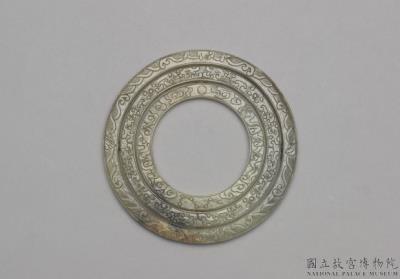 图片[2]-Jade Tri-Ring symbolizing heaven, earth, and human, Ming dynasty-China Archive